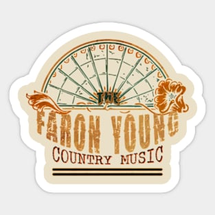 The Faron Young Sticker